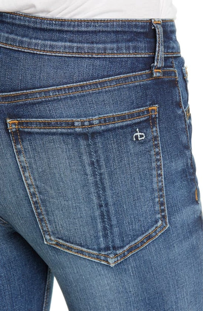 Rag & Bone Nina High-rise Ankle Cigarette Jeans In Valley Lin