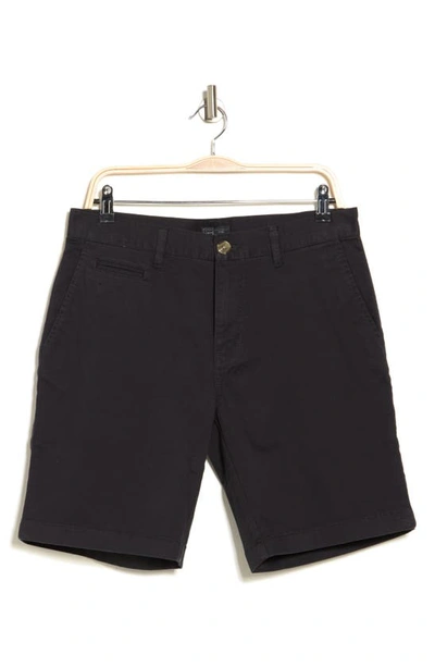 Shop 14th & Union Wallin Stretch Twill Chino Shorts In Black