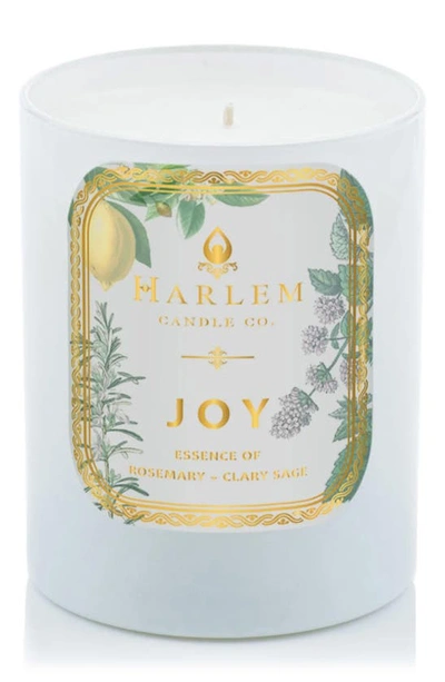 Shop Harlem Candle Co. Joy Luxury Candle In White Tones
