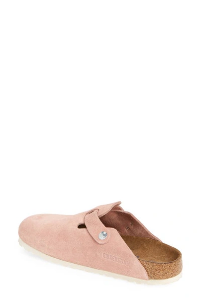 Shop Birkenstock Boston Soft Footbed Clog In Pink Clay