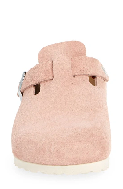 Shop Birkenstock Boston Soft Footbed Clog In Pink Clay