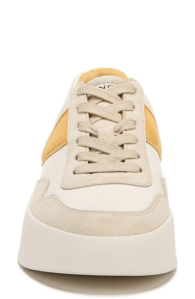 Shop Vince Warren Court Sneaker In Papaya Yellow