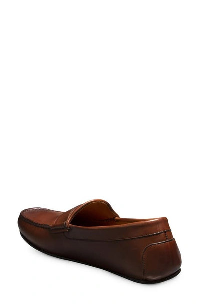 Shop Allen Edmonds Supersport Moc Toe Penny Loafer In Dark Chili