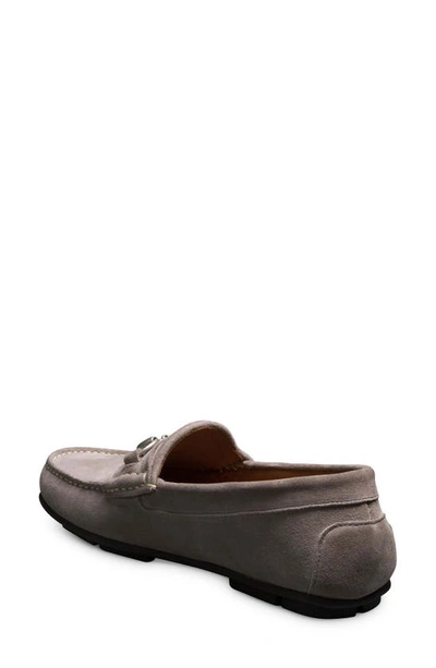 Shop Allen Edmonds Sebastian Bit Loafer In Pewter Suede