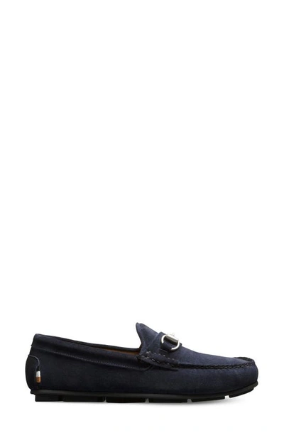 Shop Allen Edmonds Sebastian Bit Loafer In Navy Suede