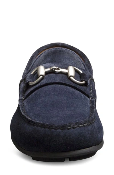 Shop Allen Edmonds Sebastian Bit Loafer In Navy Suede