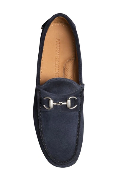 Shop Allen Edmonds Sebastian Bit Loafer In Navy Suede