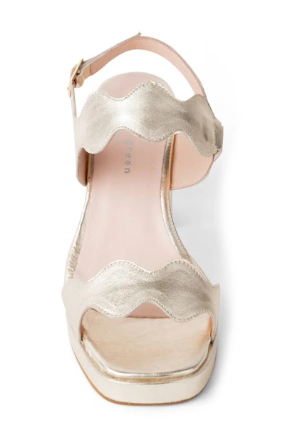 Patricia Green Palm Beach Platform Sandal In Gold