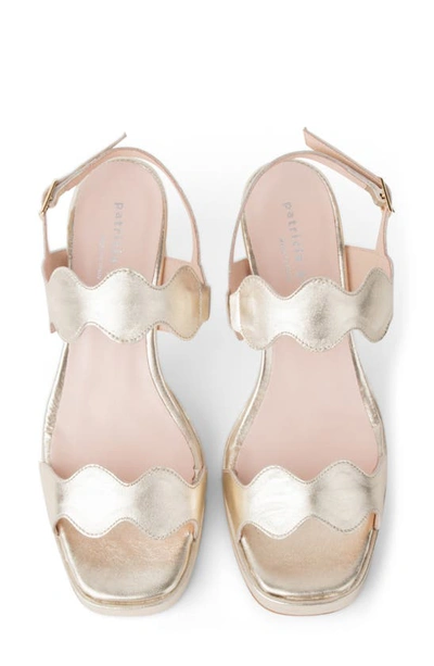 Patricia Green Palm Beach Platform Sandal In Gold