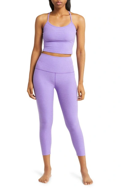 Shop Beyond Yoga Caught In Bright Amethyst Heather
