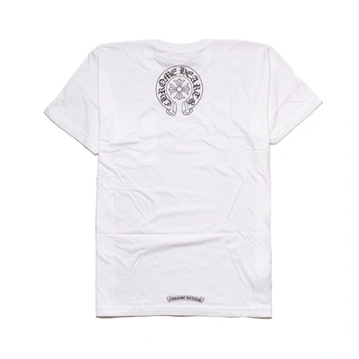 Shop Chrome Hearts Crewneck Logo T-shirt White