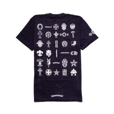 Chrome Hearts Gradient Logo T-shirt Black In Xxl