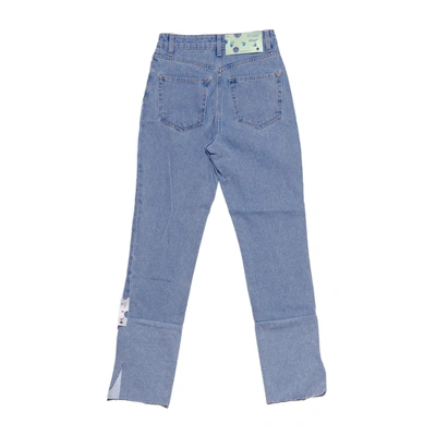 Off-white High-rise Straight-leg Jeans In 26