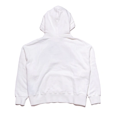 Palm Angels Palm Angles Bear-print Hoodie White In Xs