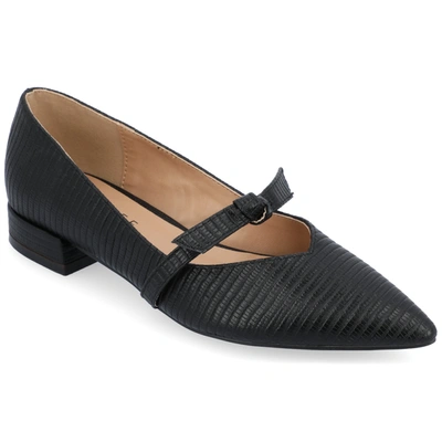 Shop Journee Collection Collection Women's Cait Flats In Black