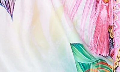 Ranee's Tropical Paradise Halter Maxi Dress In Multi