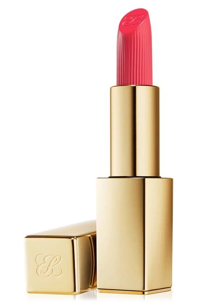 Shop Estée Lauder Pure Color Creme Lipstick In 320 Defiant Coral
