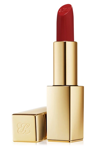 Shop Estée Lauder Pure Color Matte Lipstick In 606 Red Ego
