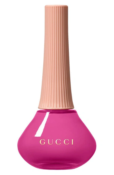 Shop Gucci Vernis À Ongles Nail Polish In 402 Vantine Fuschia