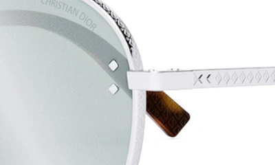 Shop Dior Cd Diamond A1u 59mm Pilot Sunglasses In Shiny Palladium / Blu Mirror