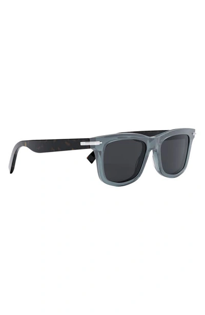 Shop Dior 'blacksuit S11i 53mm Rectangular Sunglasses In Grey / Smoke Polarized