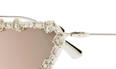 Shop Dior Miss B1u 63mm Cat Eye Sunglasses In Gold / Brown Mirror