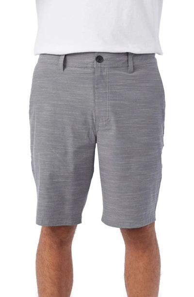 Shop O'neill Reserve Slub Hybrid Shorts In Grey