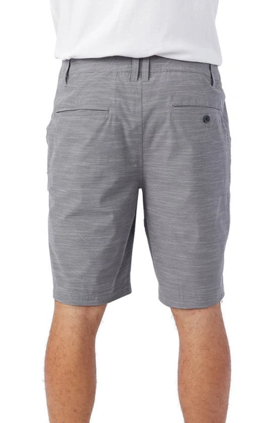 Shop O'neill Reserve Slub Hybrid Shorts In Grey