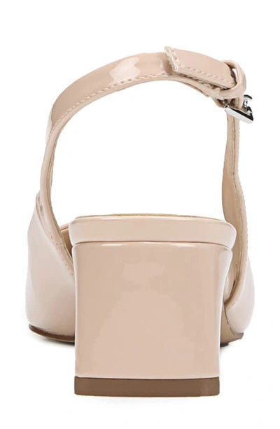 Franco Sarto Racer Slingback Pointed Toe Pump In Nude