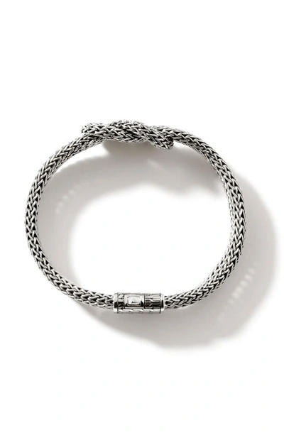 John Hardy Classic Chain Knot Layered Rope Bracelet In Silver