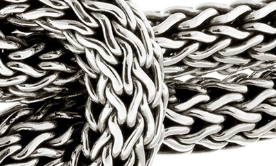 John Hardy Classic Chain Knot Layered Rope Bracelet In Silver
