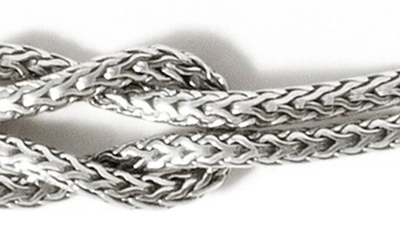 Shop John Hardy Classic Chain Knot Layered Rope Necklace In Silver