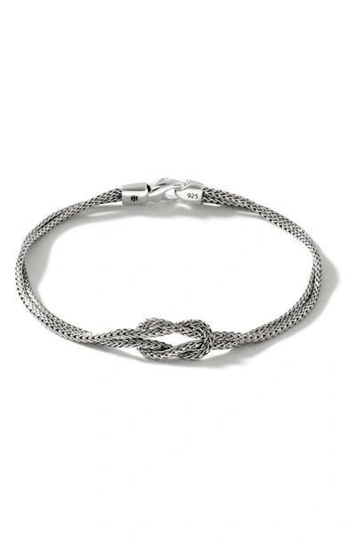 John Hardy Manah 1.8mm Double-row Bracelet In Silver