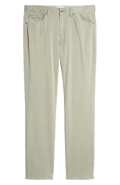 Shop Peter Millar Ultimate 5-pocket Straight Leg Sateen Pants In Sage