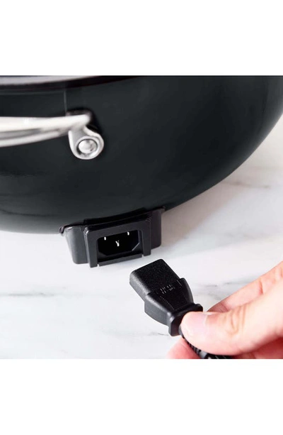 Greenpan Elite Essential 6-quart Smart Skillet In Black Steel