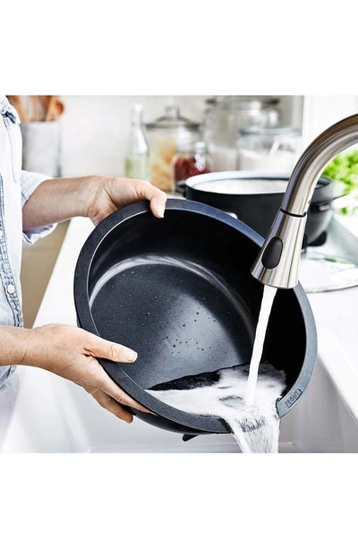 Greenpan Elite Essential 6-quart Smart Skillet In Black Steel