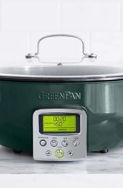 Shop Greenpan Elite 6-quart Essential Smart Skillet In Ponderosa Pine