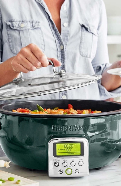 Greenpan Elite Essential 6-quart Smart Skillet In Ponderosa Pine