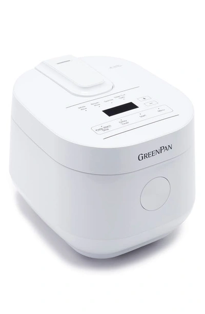 Shop Greenpan Bistro 8-cup Traditional Rice Cooker In White