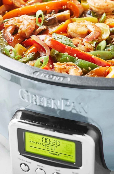 Greenpan Elite Essential 6-quart Smart Skillet In Blue Haze