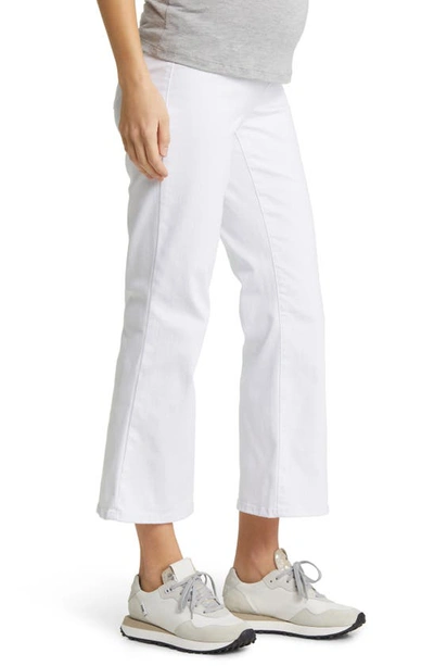 Shop 1822 Denim Demi Bellyband Maternity Bootcut Jeans In White
