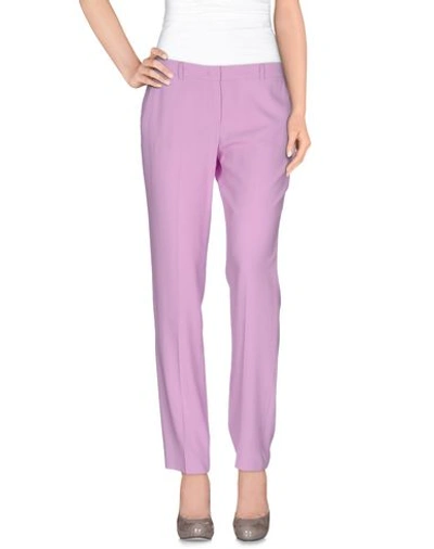 Shop Ermanno Scervino Casual Pants In Light Purple