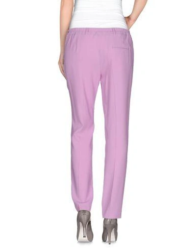 Shop Ermanno Scervino Casual Pants In Light Purple