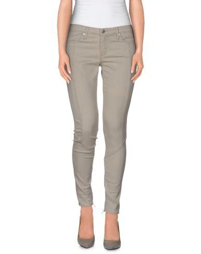 Shop Ag Casual Pants In Beige