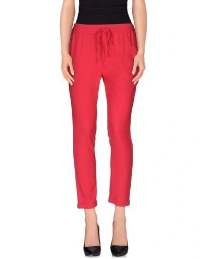 Shop Space Style Concept Casual Pants In Fuchsia