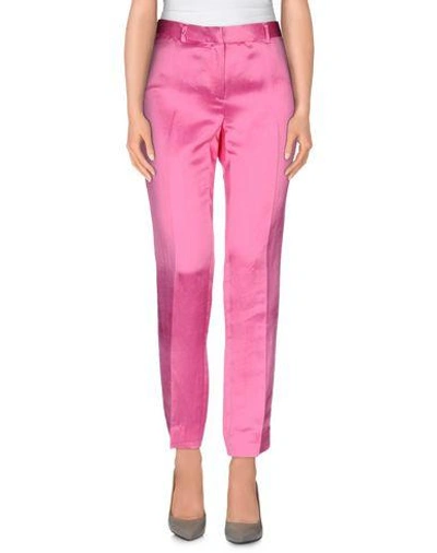 Shop Mauro Grifoni Casual Pants In Light Purple