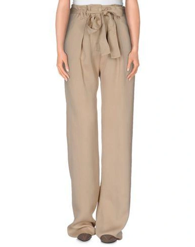 Shop Plein Sud Casual Pants In Sand