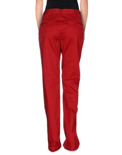 Shop Closed Casual Pants In Brick Red