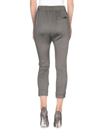 Shop Barena Venezia Cropped Pants & Culottes In Grey