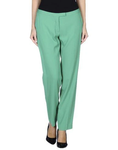 Msgm Casual Pants In Green